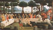 Sandro Botticelli workshop picture out of the series the story of the Anastasius degli Onesti Sweden oil painting artist